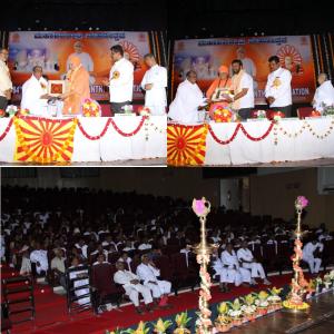 9. BK Laxmi Behn presenting the Godly gift to Honorable Guest - Copy