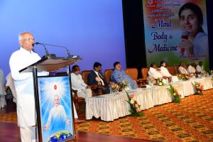 3. BK Karuna Bhai, Chairperson of Media Wing, Spoke on the Conferance.