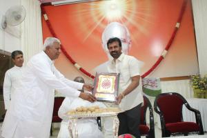 5. BK Nagaraj Brother giving the Godly gift to Guests