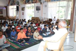 5. BK Pranesh Bhai taken the Class about Rajyoga