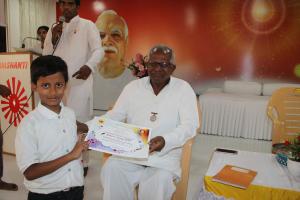 9. Finally the day last each childrens receive the Certificate by Seniors.