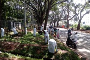 4. Progrssing for cleanning by BK's team